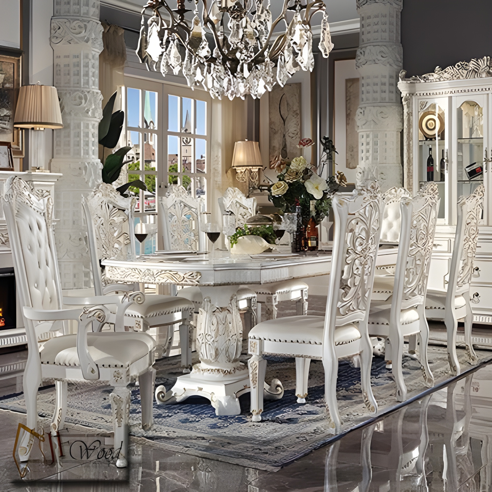 Derry Luxury Dining Table Set